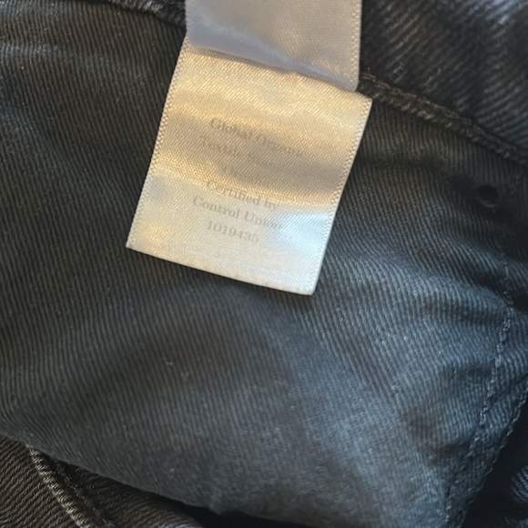 EVERLANE The Original Cheeky Jean Organic Cotton Black Pants Size 26 - Picture 9 of 9